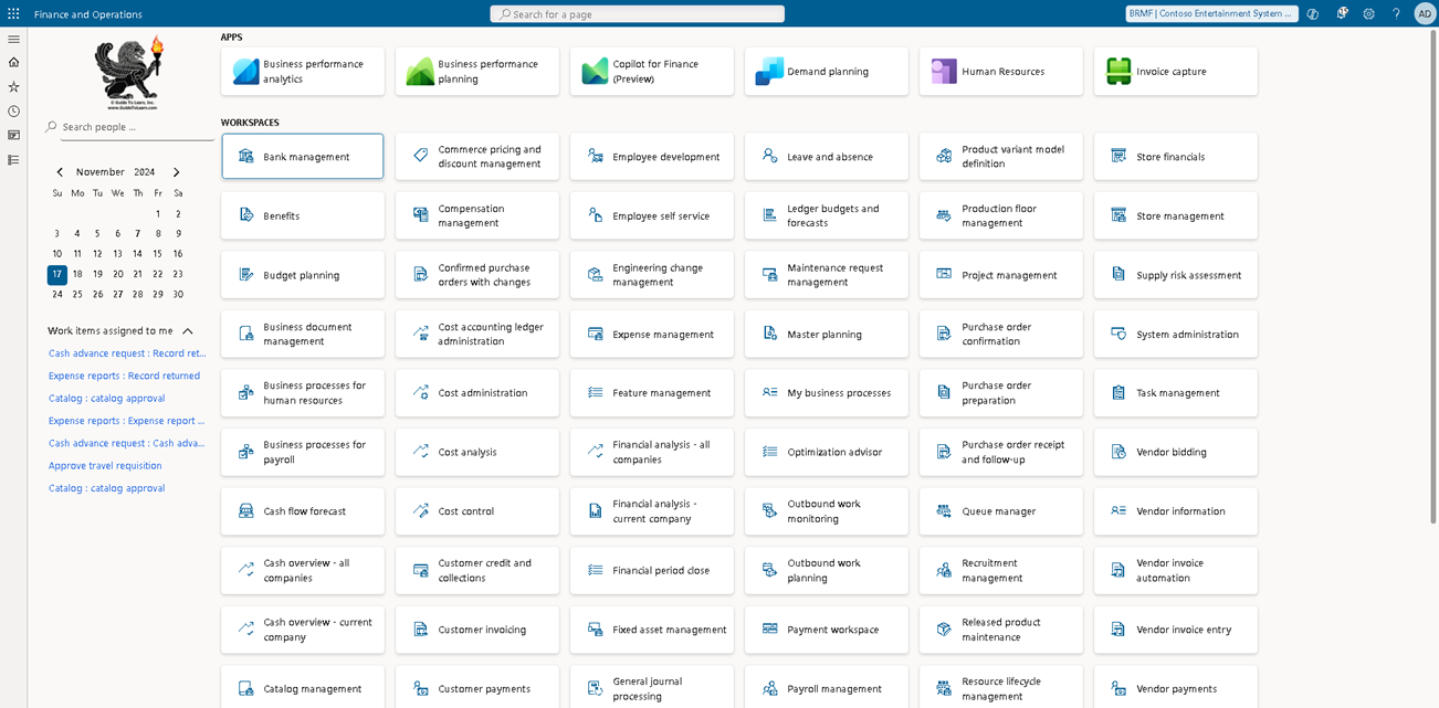 Dynamics 365 Finance and Operations